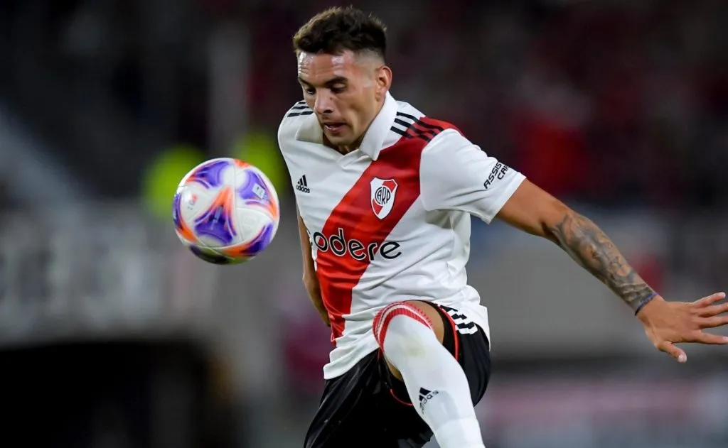 Enzo Díaz en acción.