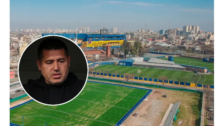 El pasacalle para Riquelme que apareció en Casa Amarilla en la previa del Boca-Racing