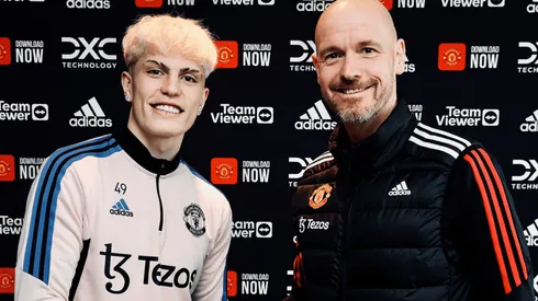 Tras el no a la Selección, el United le renovó a Garnacho