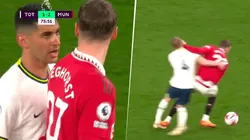 VIDEO | El "Bobo" Weghorst pegó una piña y Cuti Romero no le tuvo piedad: "C.... de tu madre"