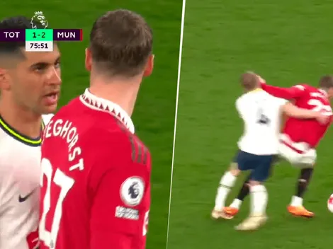 VIDEO | El "Bobo" Weghorst pegó una piña y Cuti Romero no le tuvo piedad: "C.... de tu madre"