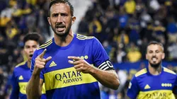 Izquierdoz durante su etapa como jugador de Boca.