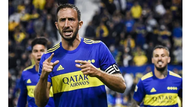 Izquierdoz durante su etapa como jugador de Boca.