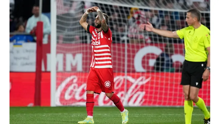 Castellanos festejando uno de sus goles ante Real Madrid.