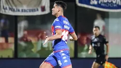 El festejo de Blas Armoa en el gol de la victoria.