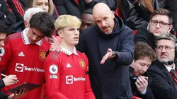 "No está listo": Ten Hag habló de Garnacho en plena disputa por su presencia en el Mundial Sub 20