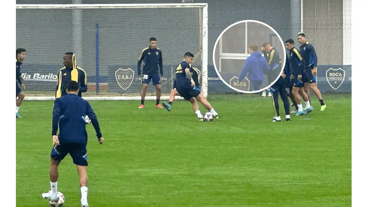 Malas noticias para Almirón: el juvenil de Boca que se fue de la práctica lesionado y entre lágrimas