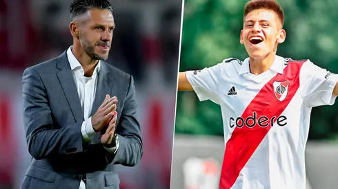 Festeja todo River: Echeverri reveló que lo llamó Demichelis y le dio la mejor noticia