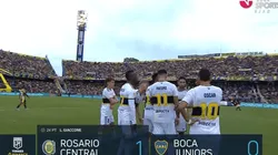 Tenso momento entre jugadores de Boca.