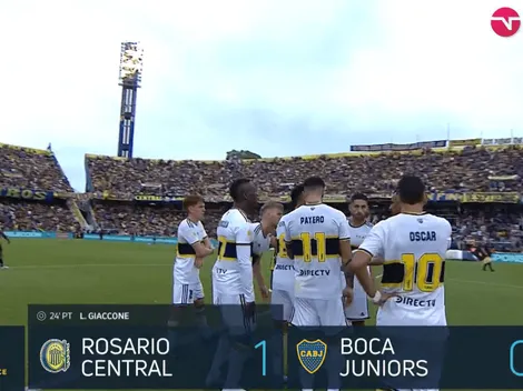 Fuerte discusión entre dos jugadores de Boca en pleno entretiempo ante Central