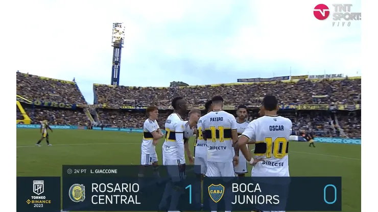 Tenso momento entre jugadores de Boca.