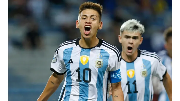 Claudio Echeverri, la figura de Argentina en el Sudamericano Sub-17.