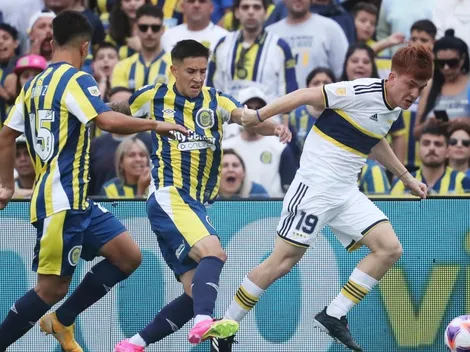 En Rosario, Boca rescató un punto en el décimo minuto de adición