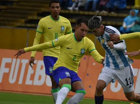 Argentina se despidió del Sudamericano con una derrota frente a Brasil