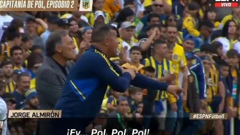 VIDEO | "¡Tenes la cinta!": el desesperado pedido de Almirón a Pol Fernández