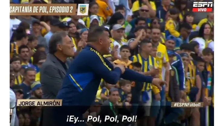 VIDEO | "¡Tenes la cinta!": el desesperado pedido de Almirón a Pol Fernández