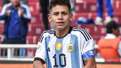 Claudio Echeverri en Argentina