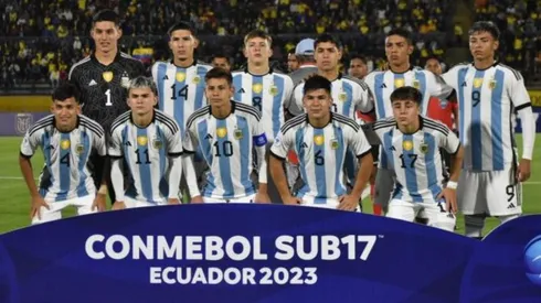 Argentina se mide ante Brasil por el Sudamericano Sub-17.