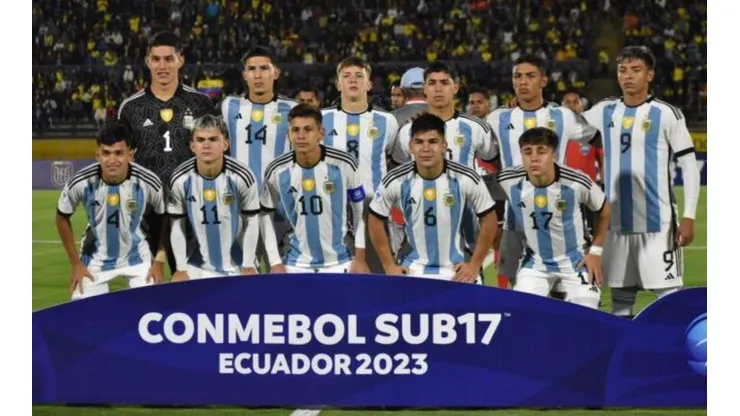 Argentina se mide ante Brasil por el Sudamericano Sub-17.