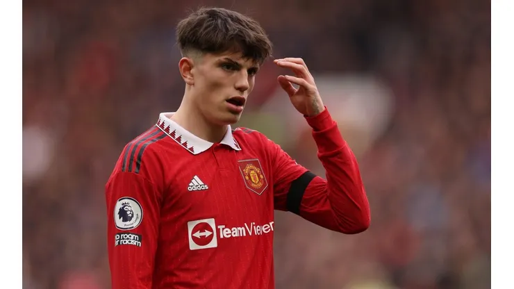 Alejandro Garnacho, de Manchester United... ¿al Mundial Sub-20?