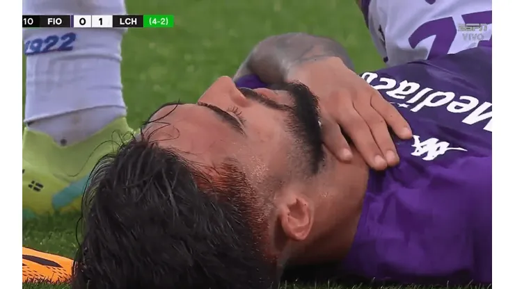 Así quedó Nicolás González.