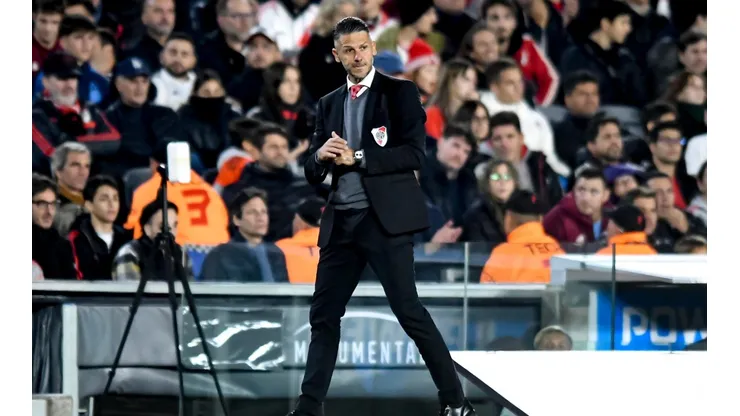 Martín Demichelis ya piensa en el partido del domingo.