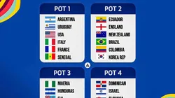 Argentina aparece como cabeza de serie en el Mundial Sub 20 2023.