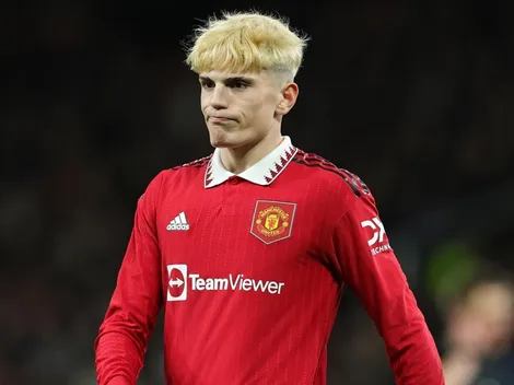 Problemas para Mascherano: el United no cedería a Garnacho para el Mundial Sub 20