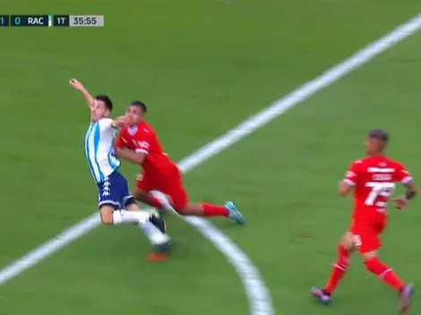 "Fue afuera" es tendencia después del polémico penal para Racing ante Independiente
