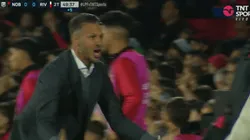 La celebración de Demichelis.