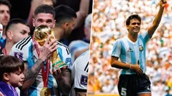 Rodrigo De Paul exteriorizó su admiración por José Luis Brown.