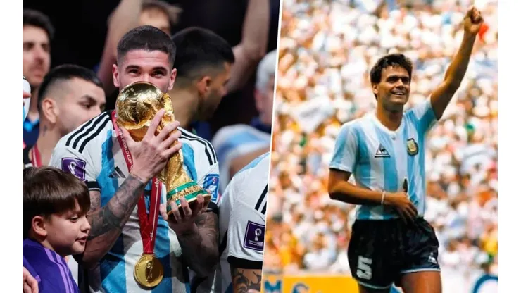 Rodrigo De Paul exteriorizó su admiración por José Luis Brown.