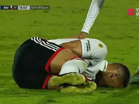 VIDEO | ¿No era roja? Aguirre casi fractura a González Pirez pero no hubo expulsión