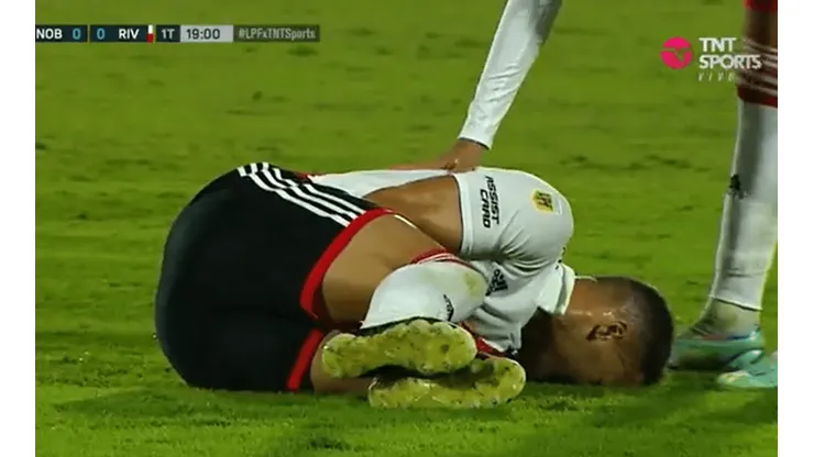 Así quedó Leandro González Pirez.