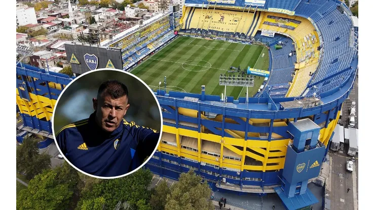 De punta en blanco: el cambio de look que tuvo Almirón antes de su primer partido en La Bombonera