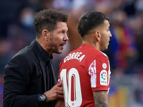 Los elogios de Simeone para Ángel Correa en su momento más difícil
