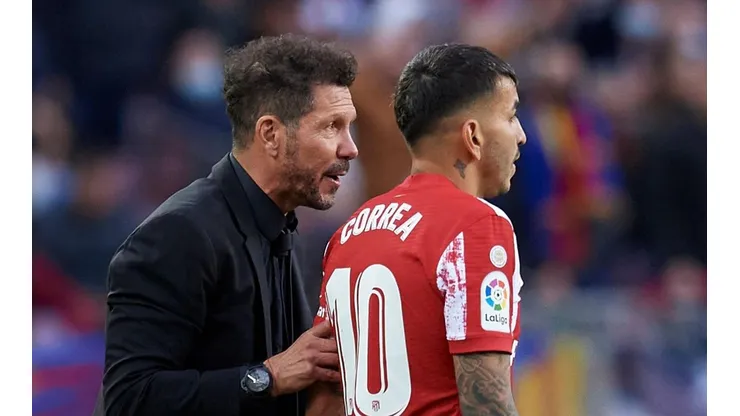 Los elogios de Simeone para Ángel Correa en su momento más difícil