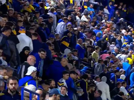 VIDEO | El grito de guerra que bajó de la tribuna de Boca tras el gol de Estudiantes