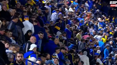 VIDEO | El grito de guerra que bajó de la tribuna de Boca tras el gol de Estudiantes