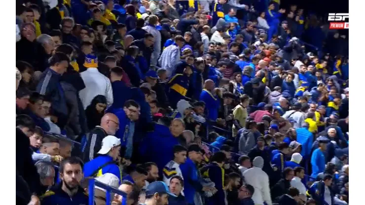 VIDEO | El grito de guerra que bajó de la tribuna de Boca tras el gol de Estudiantes