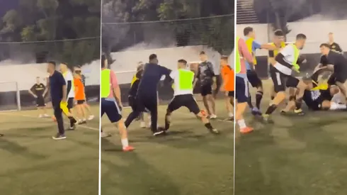 VIDEO | El Chapu Martínez, a las piñas con otro influencer que lo pateó en el piso: "Sos un enfermo"