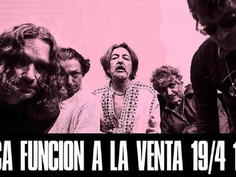 Babasónicos: cuándo es el show y cuándo salen a la venta las entradas