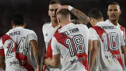 El festejo de los punteros del campeonato.