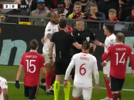 VIDEO | Lo tuvieron que frenar: el Huevo Acuña estuvo cerca de las piñas con Antony