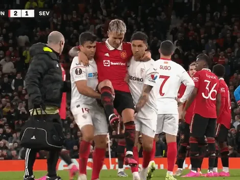 VIDEO | Mucha preocupación: Licha Martínez se fue de la cancha sin poder pisar y llorando de dolor