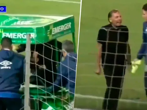 VIDEO | La escandalosa piña de Miguel Ángel Russo a un auxiliar