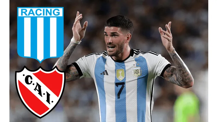 En pleno clima de tensión, De Paul palpitó el Independiente-Racing: "No es por nada, pero..."