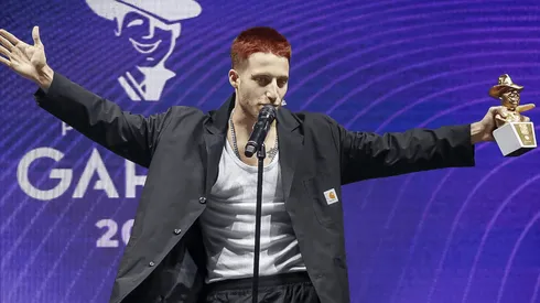 Wos, el más ganador de los Premios Gardel 2022.
