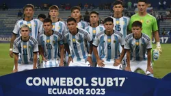 Argentina, con titulares ante Chile por el Sudamericano Sub-17.