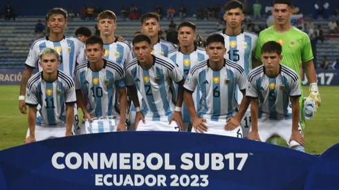 Argentina, con titulares ante Chile por el Sudamericano Sub-17.
